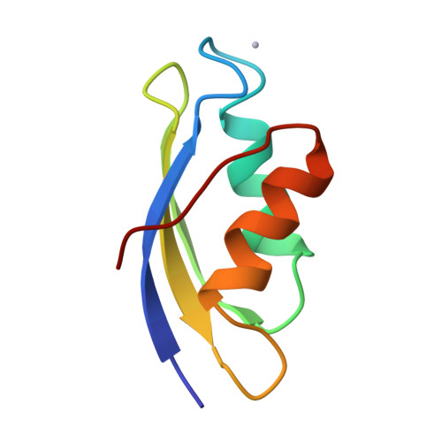 Rcsb Pdb Afj Structure Of The Mercury Bound Form Of Merp The