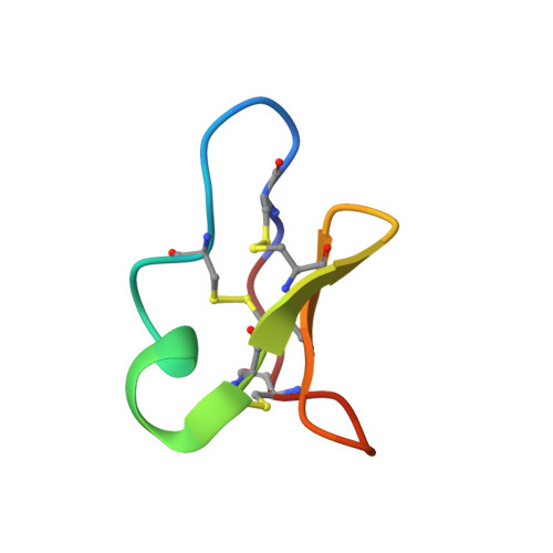 Rcsb Pdb Df H Nmr Solution Structure Of Cycloviolacin O