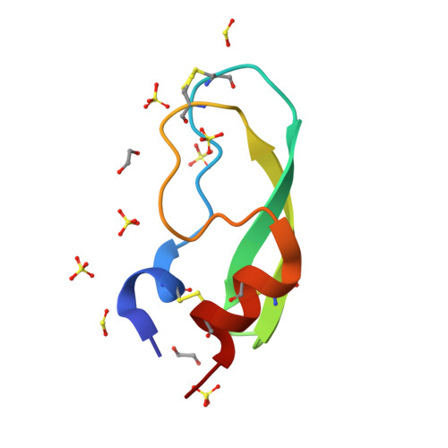 Rcsb Pdb G X Ultra High Resolution Structure Of Bovine Pancreatic