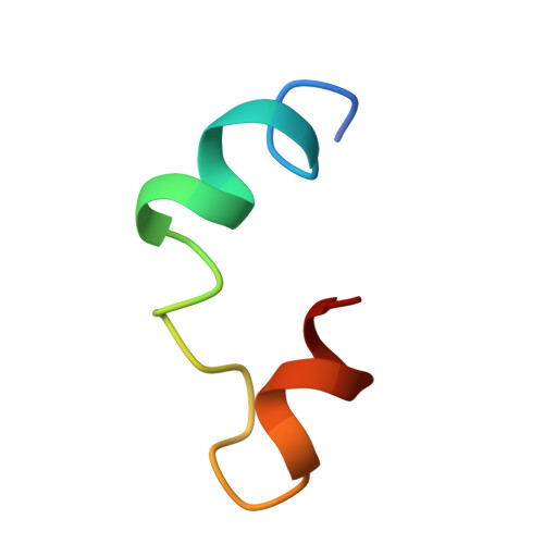 RCSB PDB 1HZN NMR SOLUTION STRUCTURE OF THE THIRD EXTRACELLULAR LOOP