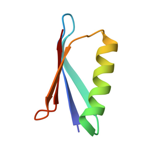 Rcsb Pdb P F Gb Solution Structure Obtained By Refinement Of X Ray