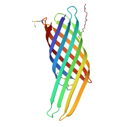 RCSB PDB 1QJ8 CRYSTAL STRUCTURE OF THE OUTER MEMBRANE PROTEIN OMPX