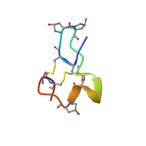 RCSB PDB 1TCG STRUCTURE ACTIVITY RELATIONSHIPS OF MU CONOTOXIN GIIIA