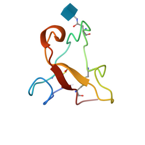 Rcsb Pdb Fn Solution Nmr Structure Of The Glycosylated Second Type