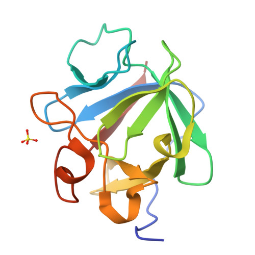 RCSB PDB 3FJD Crystal Structure Of L44F F132W Mutant Of Human Acidic