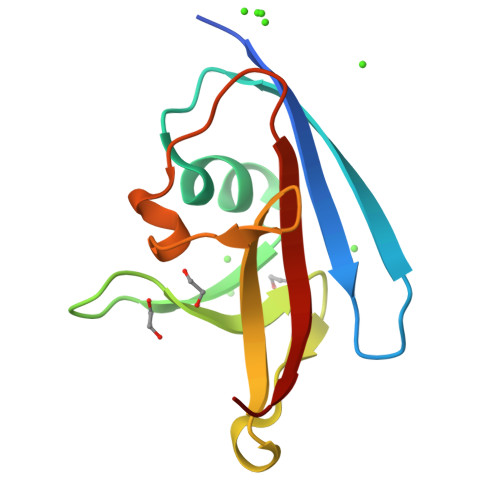 Rcsb Pdb U Z Crystal Structure Of A Putative Metal Binding Protein