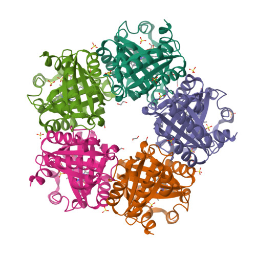 RCSB PDB 4M08 Crystal Structure Of Mutant Chlorite Dismutase From