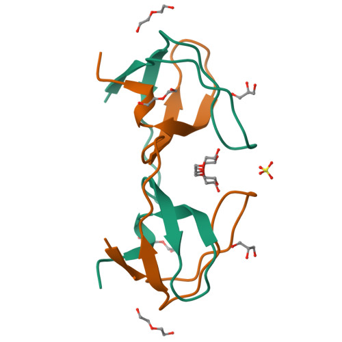 Rcsb Pdb Omm Crystal Structure Of The Intertwined Dimer Of The C