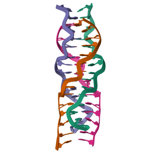 RCSB PDB 5M2L Structure Of DNA Tetrameric AGCGA Quadruplex Adopted