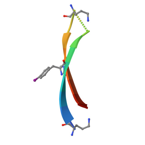 RCSB PDB 5V63 Crystal Structure Of Macrocycles Containing Abeta 16