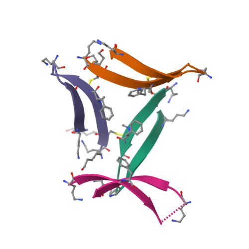 RCSB PDB 6DR4 X Ray Crystallographic Structure Of A Covalent Trimer