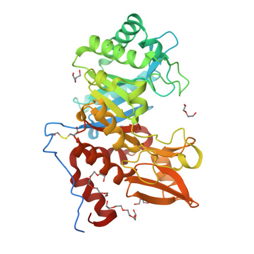 RCSB PDB 6T9M Crystal Structure Of The Chitinase Domain Of The Spore