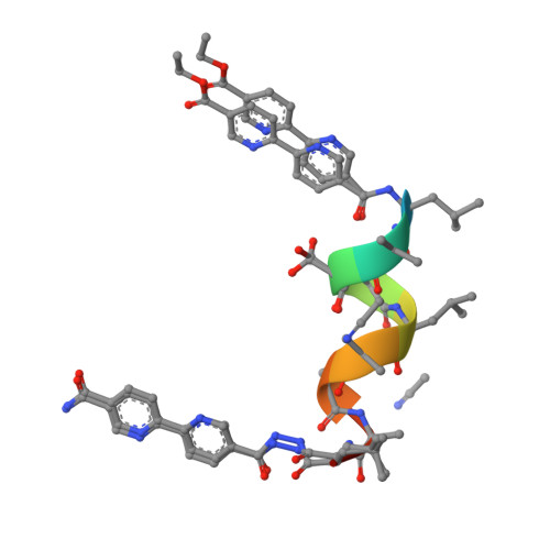 RCSB PDB 7TLU Porous Framework Formed By Assembly Of A Bipyridyl