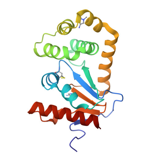 RCSB PDB 8D12 Crystal Structure Of EcDsbA In A Complex With 1 Methyl