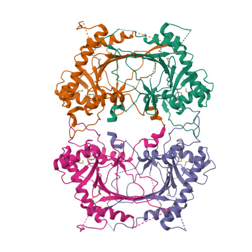 Rcsb Pdb Etn The X Ray Crystal Structure Of Tri Ketone Dioxygenase