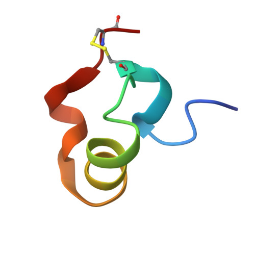 RCSB PDB 8PWT Solution Structure Of The Peptide U11 MYRTX Tb1a From