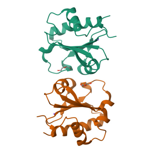 Rcsb Pdb Evi Crystal Structure Of The Thioredoxin Fold Domain Of