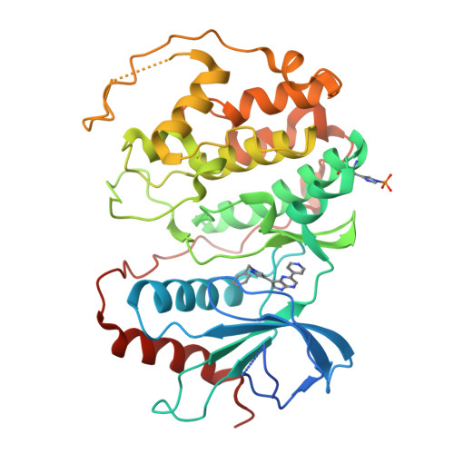 RCSB PDB 4QPA Crystal Structure Of ERK2 In Complex With 7 1 Benzyl