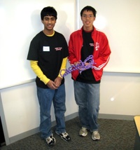 Cherry Hill High School East's Akshay Subramaniam and Tony Chen came in first place at the southern regional.