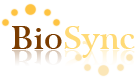 Biosync logo.