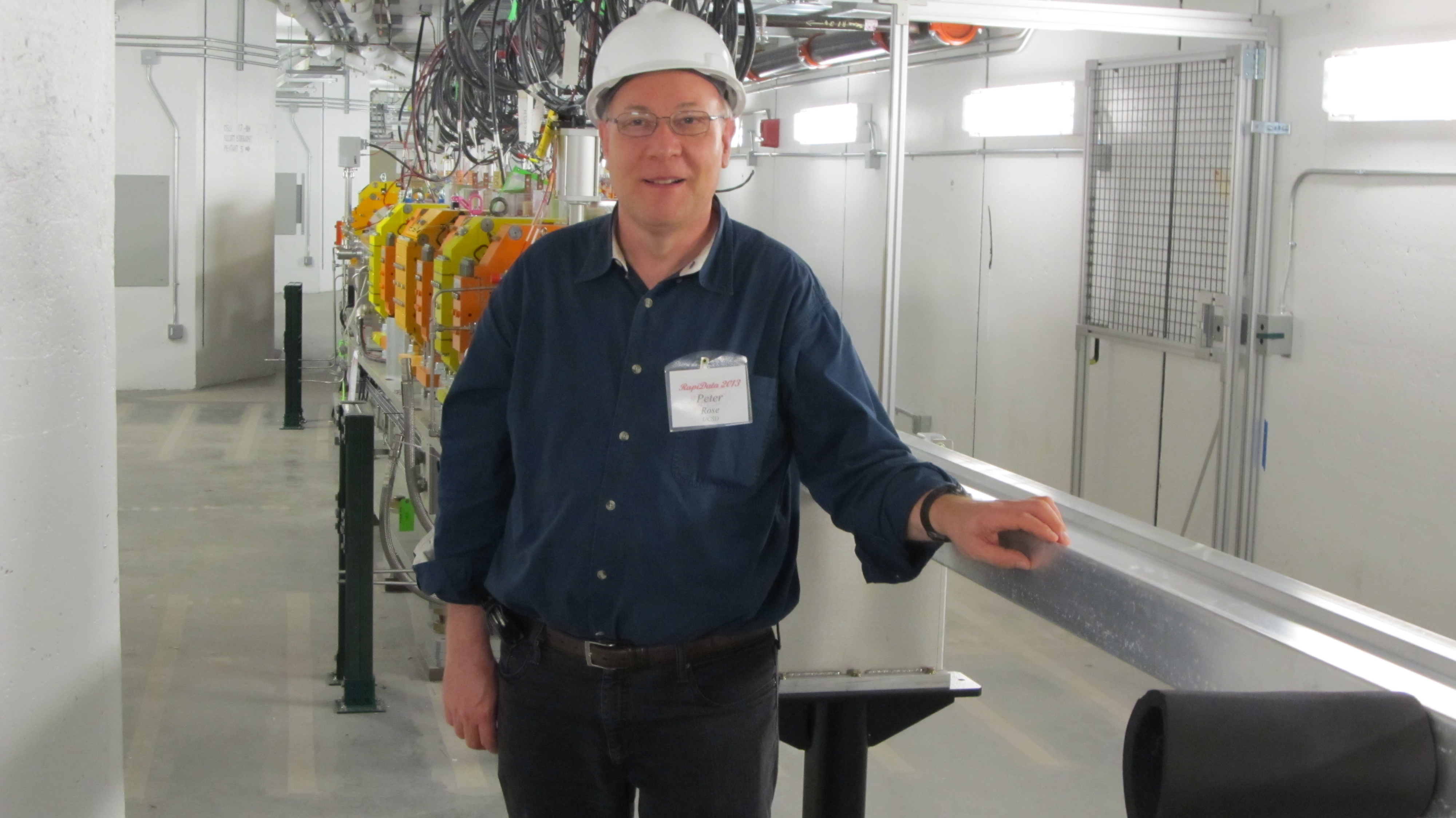 As part of RapiData 2013, RCSB PDB's Peter Rose visited the new National Synchrotron Light Source II at BNL