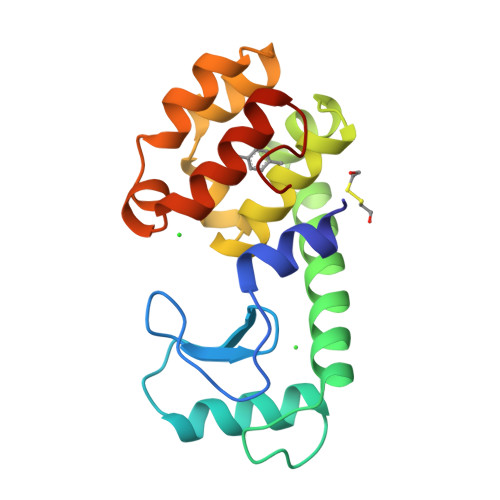 RCSB PDB - 187L: SPECIFICITY OF LIGAND BINDING IN A BURIED NON-POLAR ...