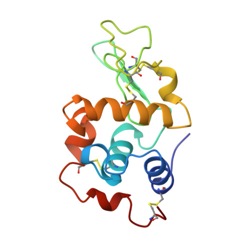 RCSB PDB - 1AKI: THE STRUCTURE OF THE ORTHORHOMBIC FORM OF HEN EGG ...