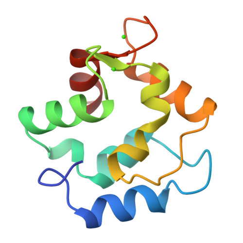 RCSB PDB - 1B9A: PARVALBUMIN (MUTATION;D51A, F102W)