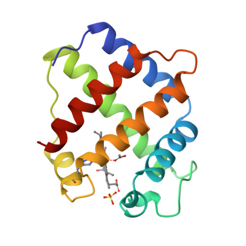 RCSB PDB - 1BIN: LEGHEMOGLOBIN A (ACETOMET)