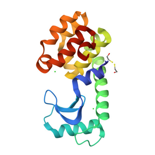 RCSB PDB - 1C6P: T4 LYSOZYME MUTANT C54T/C97A IN THE PRESENCE OF 8 ATM ...