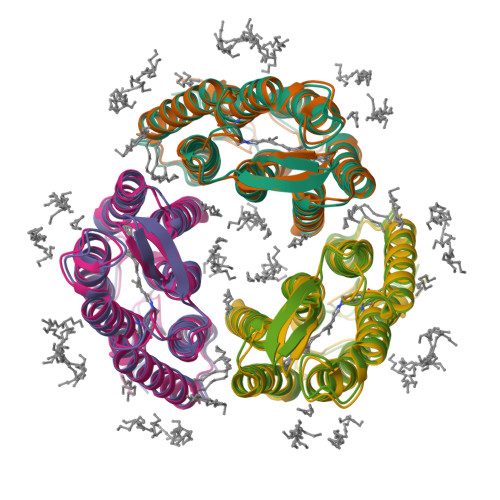 RCSB PDB 1CWQ M INTERMEDIATE STRUCTURE OF THE WILD TYPE BACTERIORHODOPSIN IN COMBINATION WITH