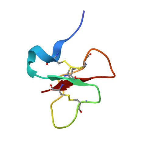 Rcsb Pdb 1e4s Solution Structure Of The Human Defensin Hbd 1 0720