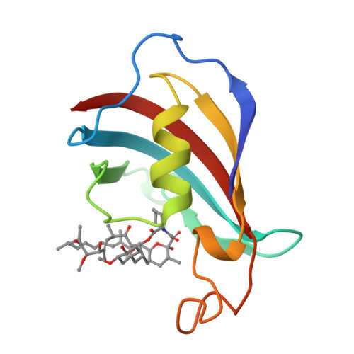 RCSB PDB - 1FKL: ATOMIC STRUCTURE OF FKBP12-RAPAYMYCIN, AN IMMUNOPHILIN ...