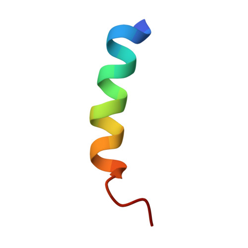 Rcsb Pdb Fw Solution Structure Of Membrane Binding Peptide Of