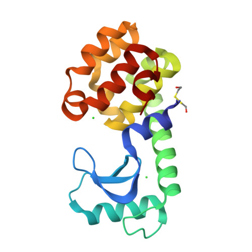 RCSB PDB - 1G0P: CRYSTAL STRUCTURE OF T4 LYSOZYME MUTANT V149G