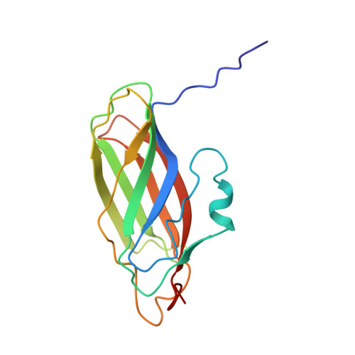 Rcsb Pdb 1gdf Structure Of Rhogdi A C Terminal Binding Domain Targets An N Terminal