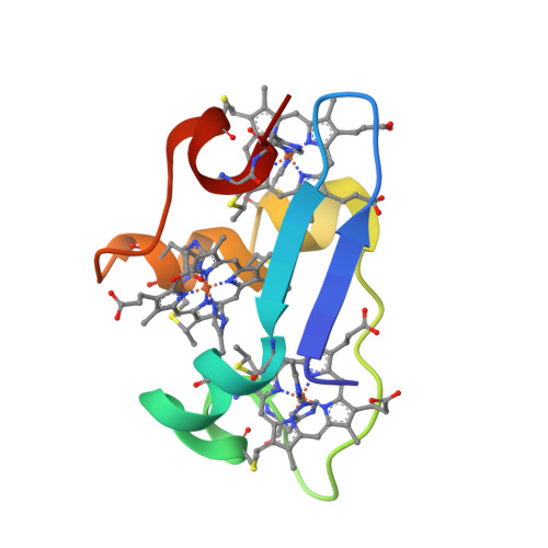 RCSB PDB - 1HH5: cytochrome c7 from Desulfuromonas acetoxidans