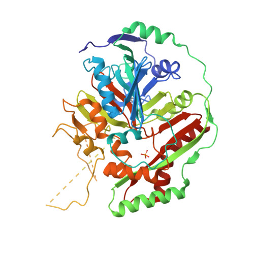 RCSB PDB K G THE CRYSTAL STRUCTURE OF AMINODEOXYCHORISMATE SYNTHASE FROM PHOSPHATE GROWN