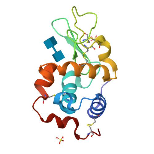 RCSB PDB - 1LJN: Crystal Structure of Turkey Egg Lysozyme Complex with ...