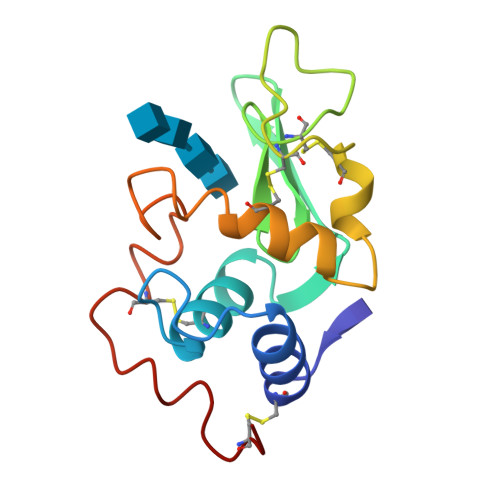 Rcsb Pdb - 1lze: Dissection Of Protein-carbohydrate Interactions In 