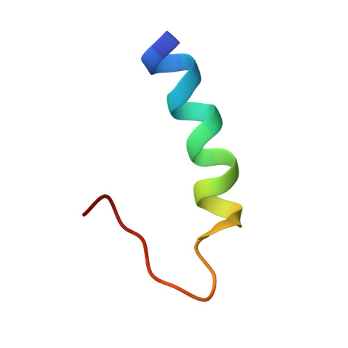 RCSB PDB - 1PLP: SOLUTION STRUCTURE OF THE CYTOPLASMIC DOMAIN OF ...