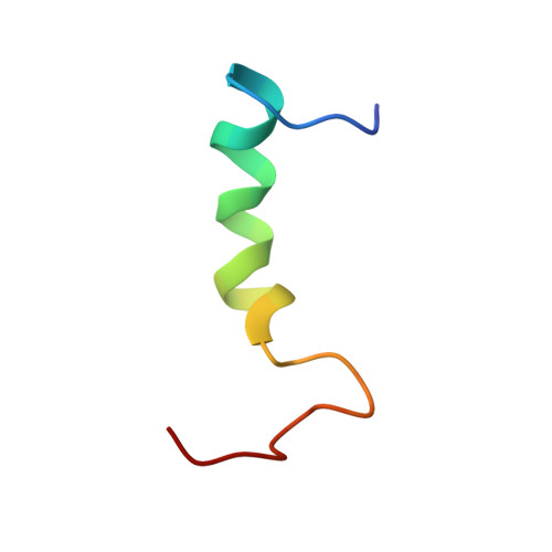 RCSB PDB - 1Q2I: NMR SOLUTION STRUCTURE OF A PEPTIDE FROM THE MDM-2 ...