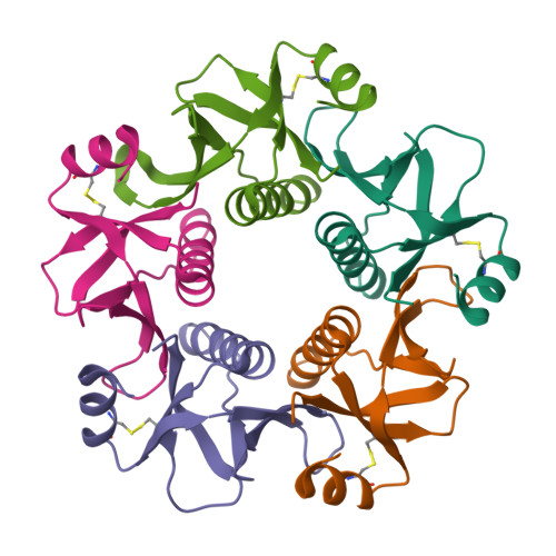 RCSB PDB - 1QB5: ESCHERICHIA COLI HEAT LABILE ENTEROTOXIN TYPE IIB B ...