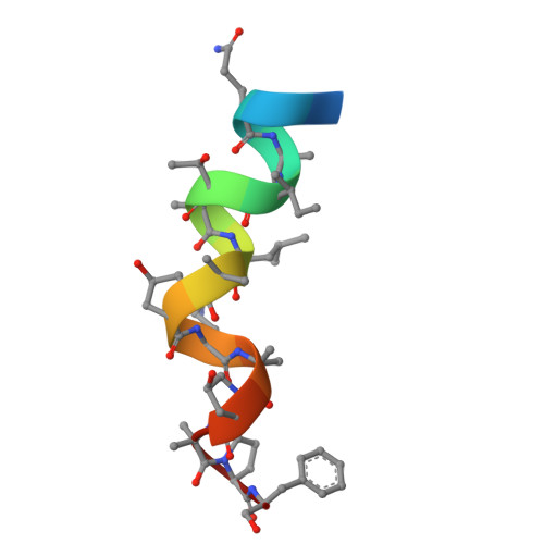 Rcsb Pdb R U Refined Structure Of Peptaibol Zervamicin Iib In