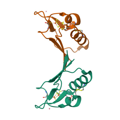 RCSB PDB - 1SIZ: Crystal structure of the [Fe3S4]-ferredoxin from the ...