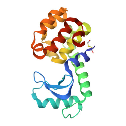 RCSB PDB - 1T8F: Crystal structure of phage T4 lysozyme mutant R14A ...