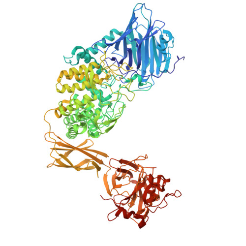 RCSB PDB - 1ULV: Crystal Structure of Glucodextranase Complexed with ...