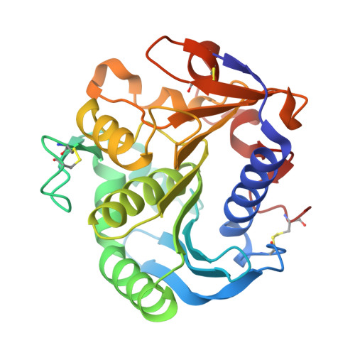 Rcsb Pdb 1uza Crystallographic Structure Of A Feruloyl Esterase From Aspergillus Niger 7683