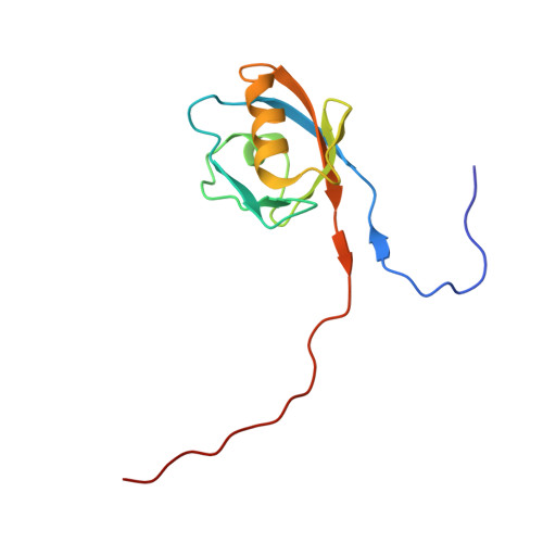 RCSB PDB - 1VAE: Solution structure of the PDZ domain of mouse Rhophilin-2
