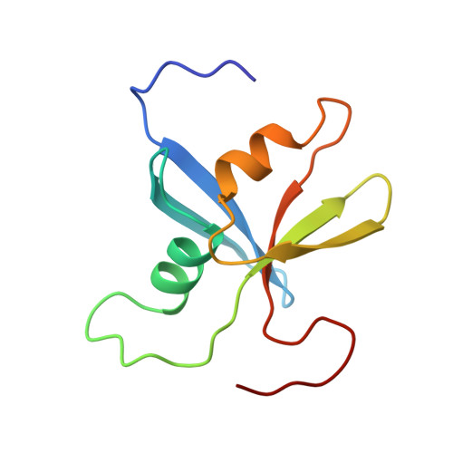 RCSB PDB - 1WGR: Solution Structure of the RA Domain of Human Grb7 Protein